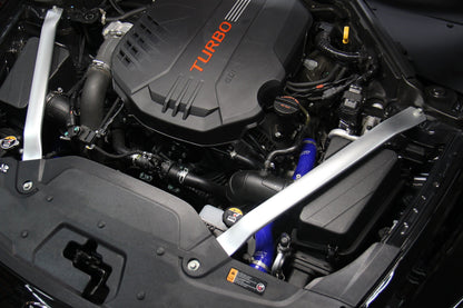 HPS Performance High Temp Reinforced Silicone Radiator Coolant Hose Kit, Black, 57-1964-BLK
