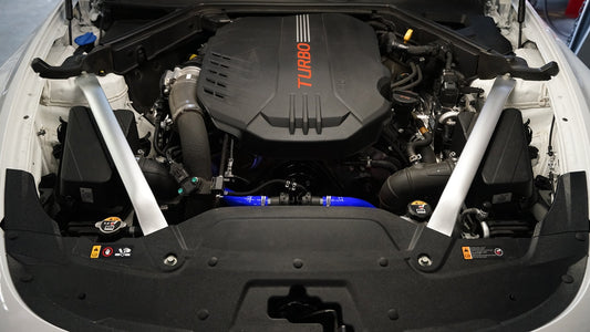 HPS Performance High Temp Reinforced Silicone Breather BOV Hose Kit, Blue, 57-2045-BLUE