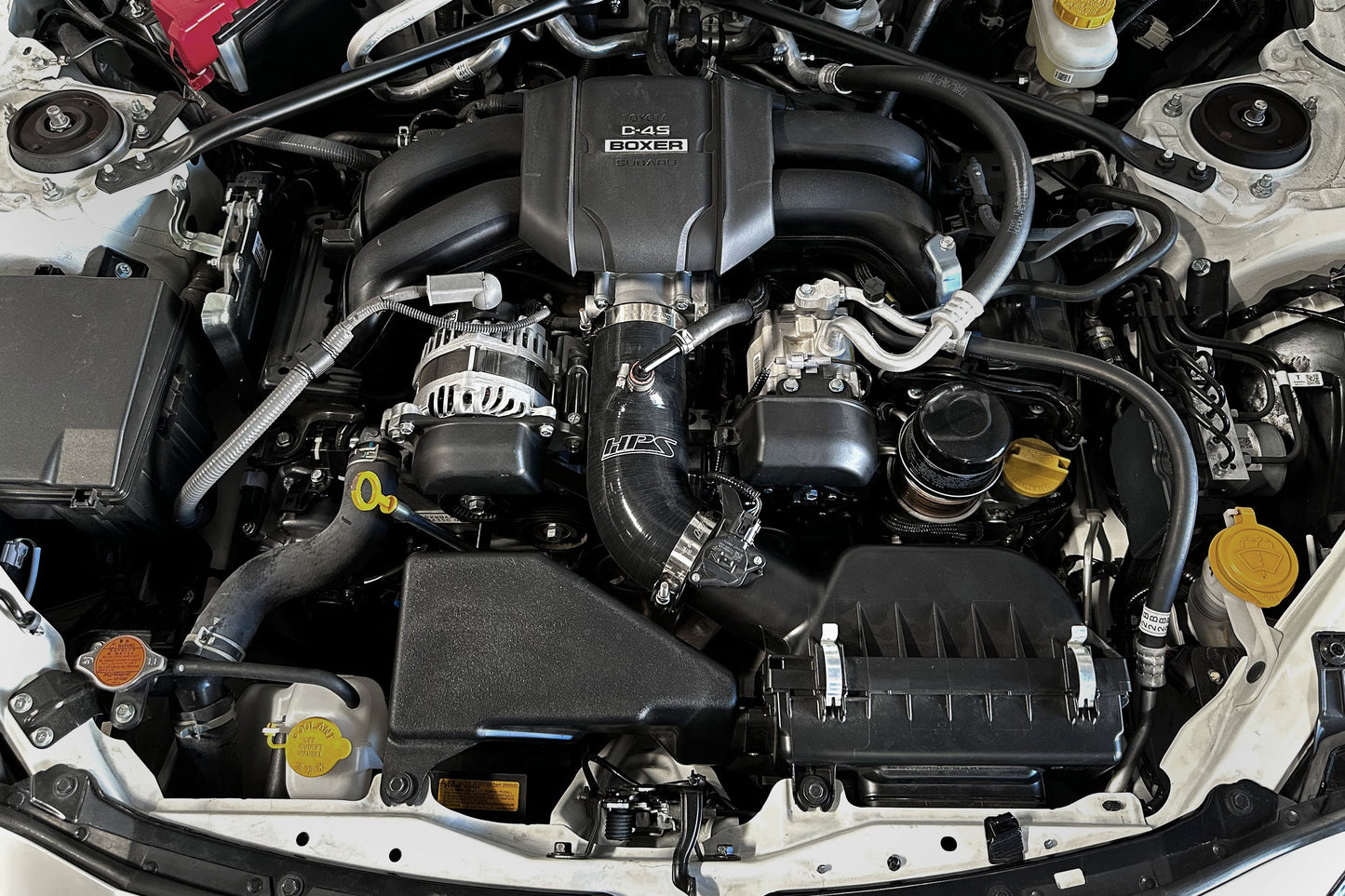 HPS Performance High Temp Reinforced Silicone Air Intake Hose Kit, Black, 57-2122-BLK