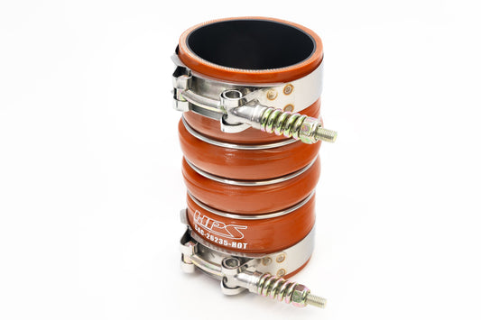 HPS Performance Ultra High Temp Aramid Reinforced Silicone Intercooler Hose Boots Kit, Orange, 57-2208