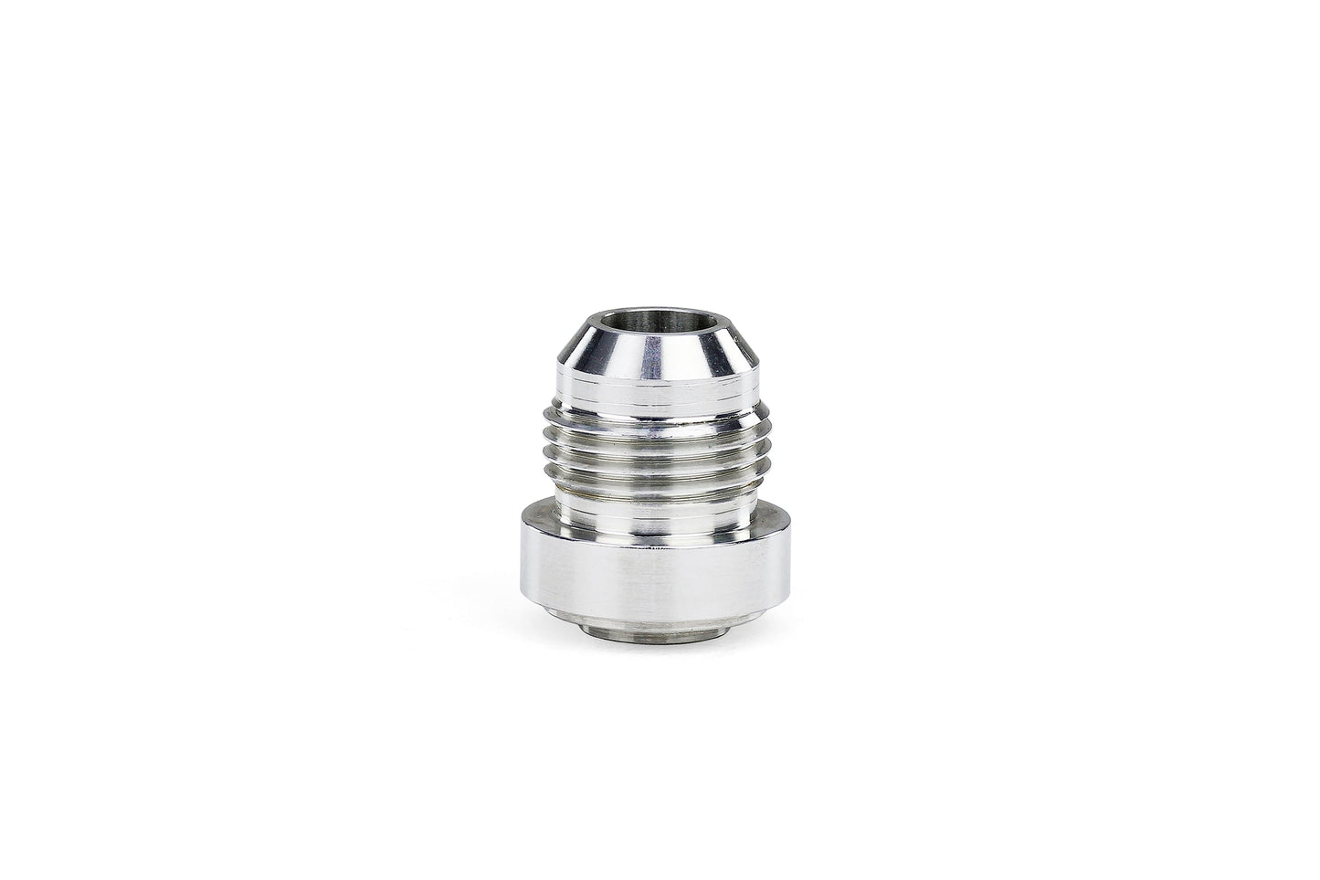 HPS Performance -4 AN Fittings Male Weld On Bung, Raw Aluminum