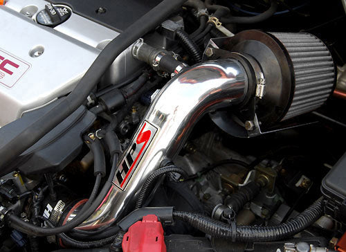 HPS Performance Air Intake Kit with Heat Shield, Red, 827-121R