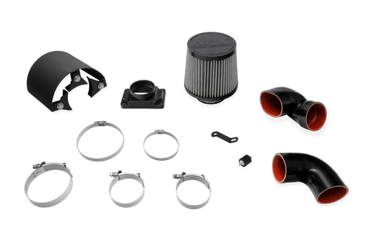 HPS Performance Air Intake Kit with Heat Shield, Red, 827-151R