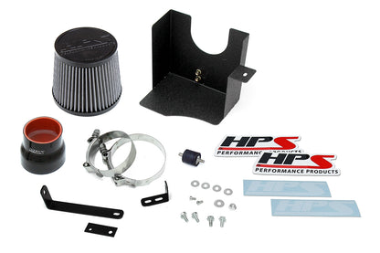 HPS Performance Air Intake Kit with Heat Shield, Black, 827-516WB
