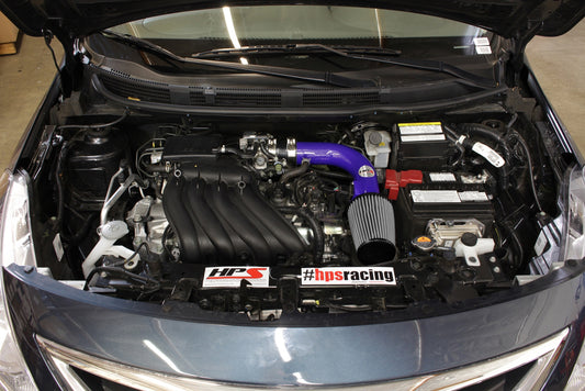 HPS Performance Air Intake Kit, Blue, 827-532BL