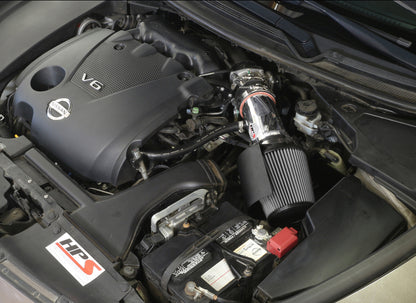 HPS Performance Air Intake Kit with Heat Shield, Blue, 827-533BL