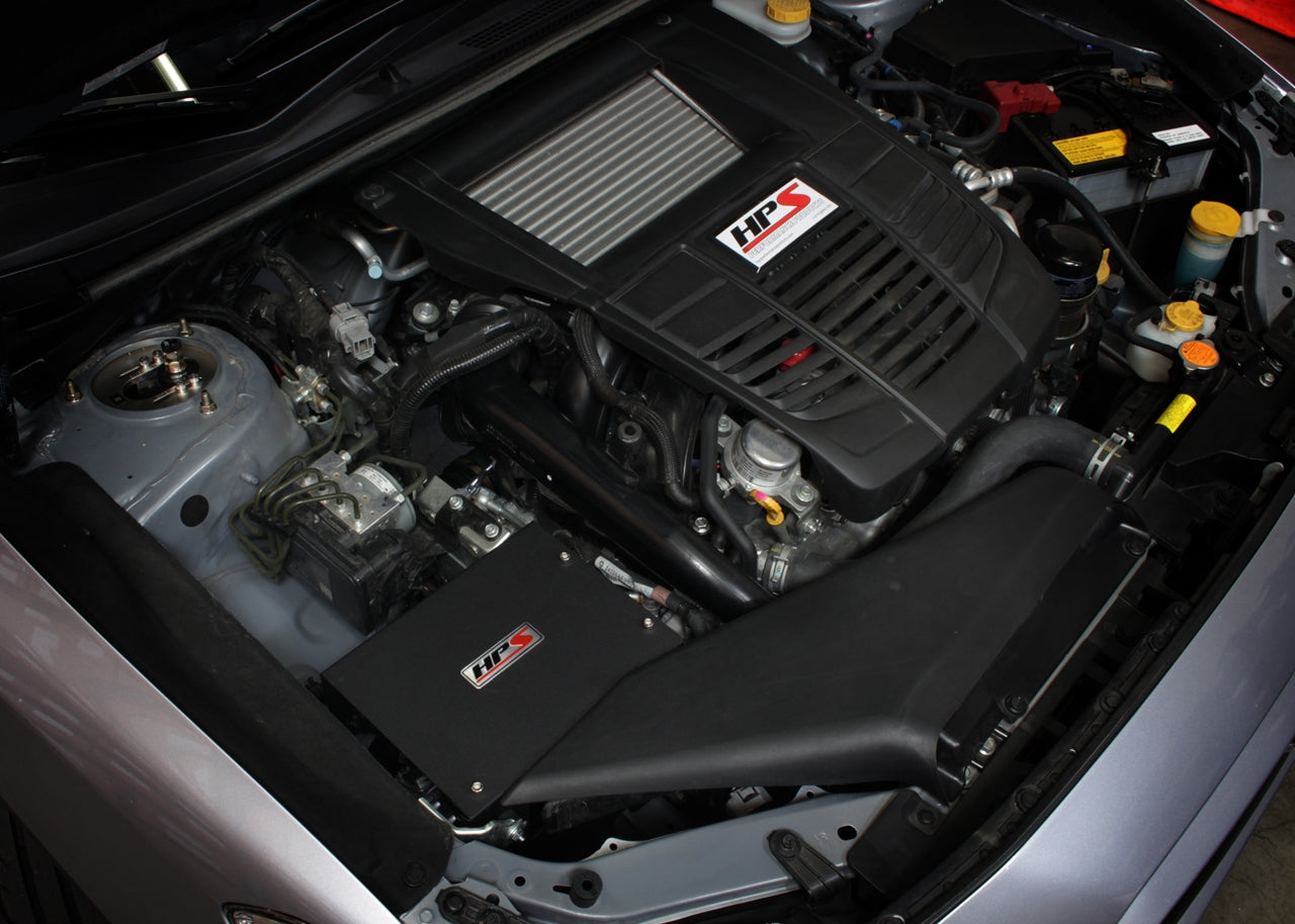 HPS Performance Air Intake Kit with Heat Shield, Black, 827-545WB
