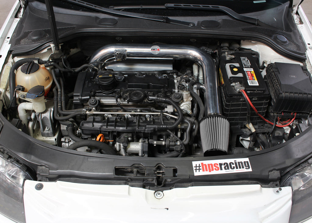 HPS Performance Air Intake Kit with Heat Shield, Black, 827-564WB
