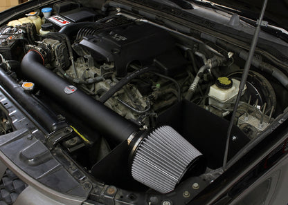HPS Performance Air Intake Kit with Heat Shield, Black, 827-567WB