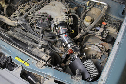 HPS Performance Air Intake Kit with Heat Shield, Polished, 827-604P