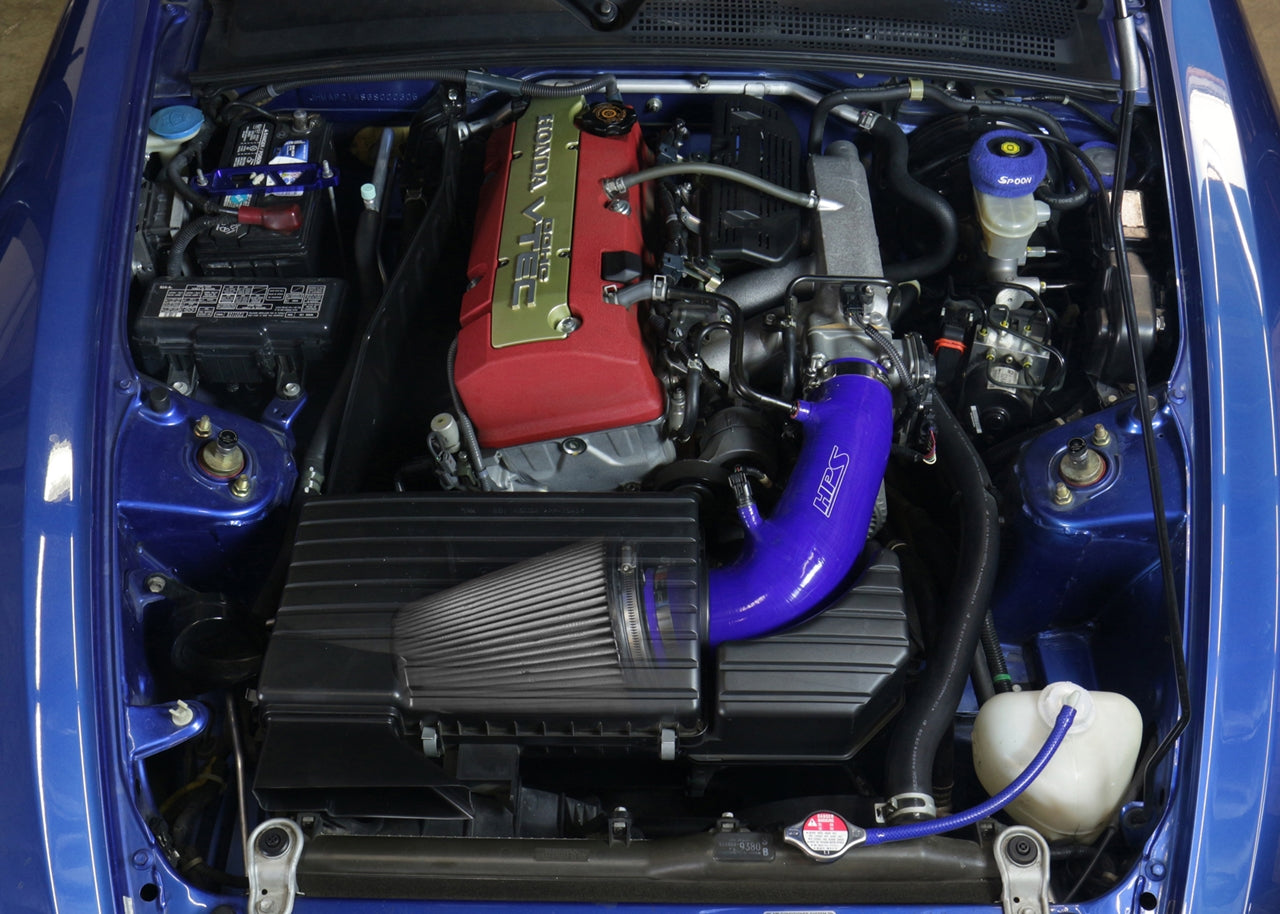 HPS Performance Silicone Air Intake Kit, Blue, 827-610BL