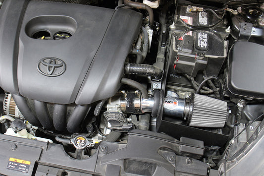 HPS Performance Air Intake Kit with Heat Shield, Black, 827-613WB