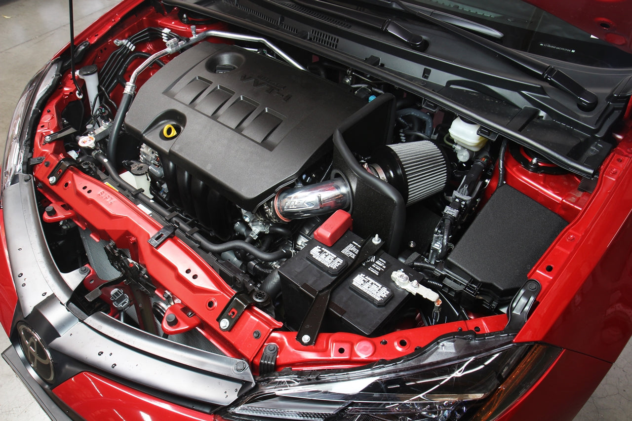 HPS Performance Air Intake Kit with Heat Shield, Polished, 827-619P