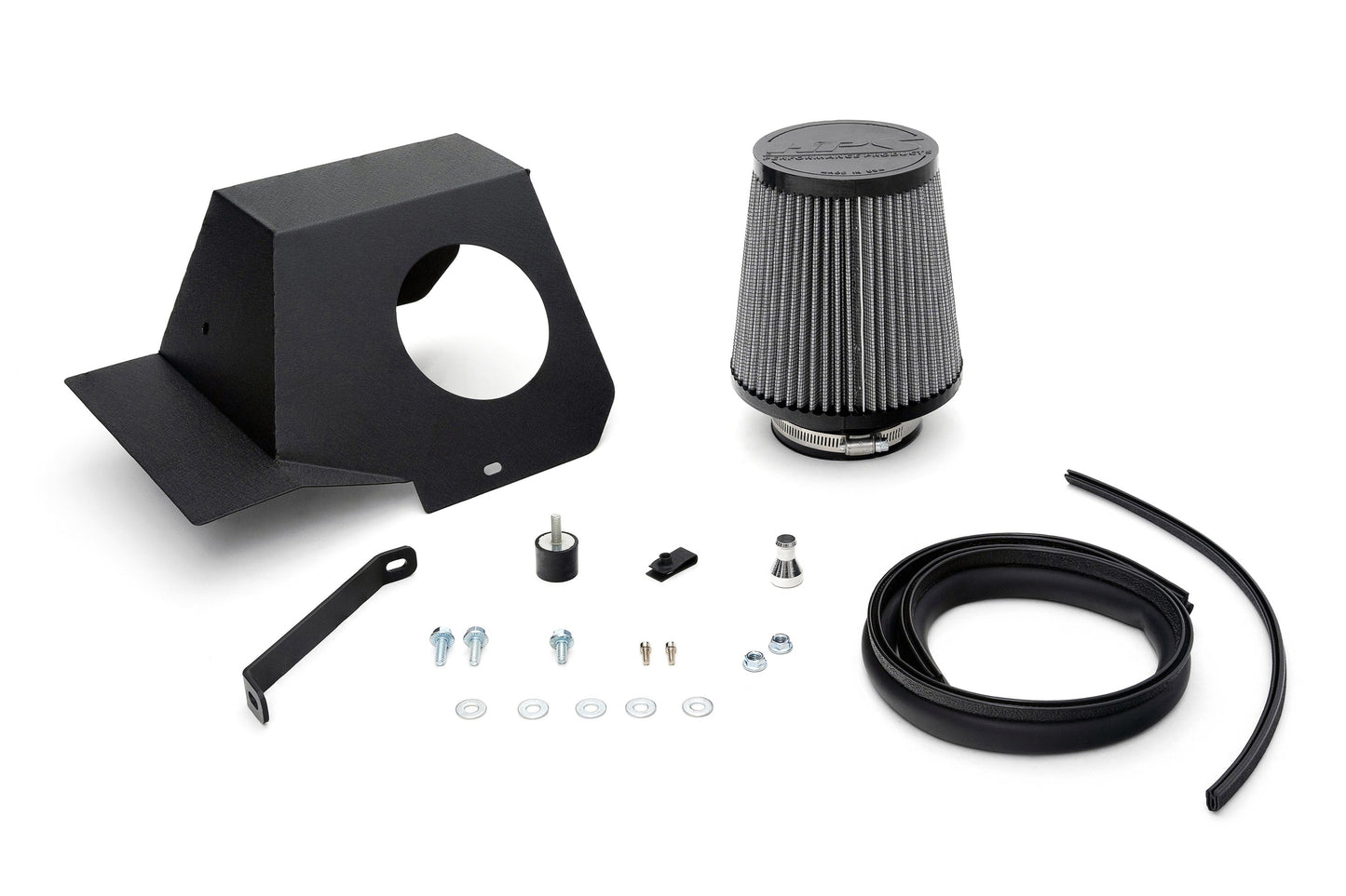 HPS Performance Air Intake Kit with Heat Shield, Red, 827-625R