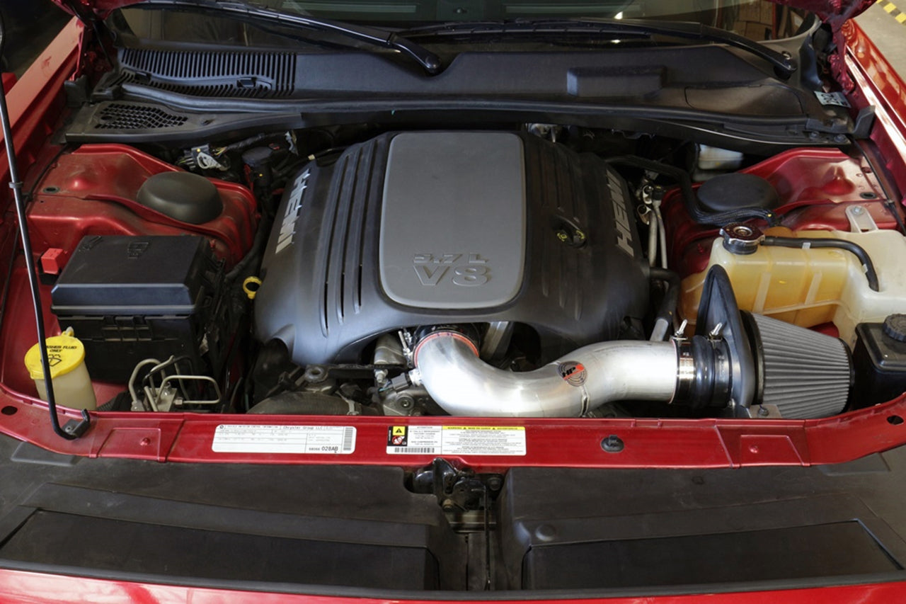 HPS Performance Air Intake Kit with Heat Shield, Black, 827-627WB