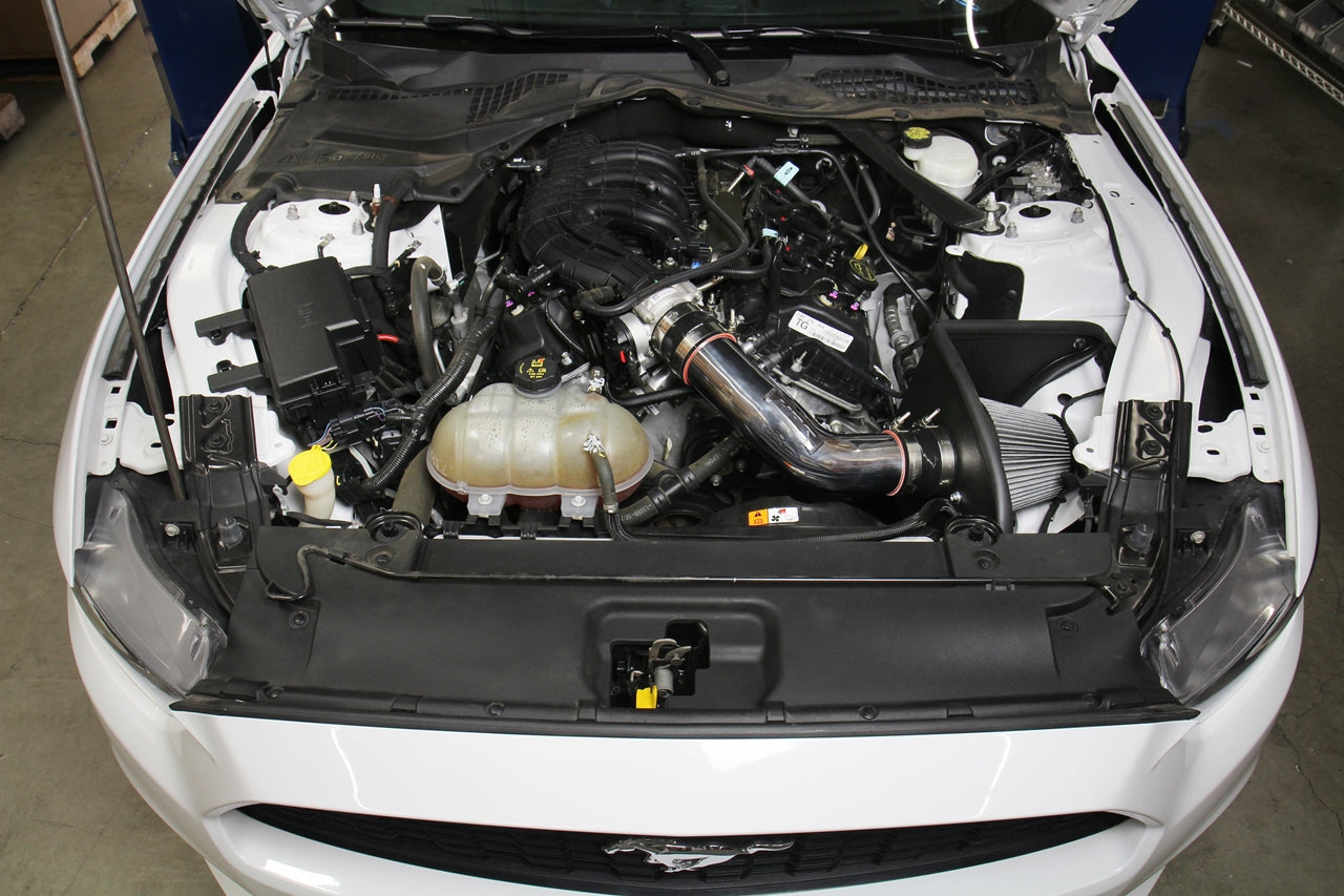 HPS Performance Air Intake Kit with Heat Shield, Polished, 827-638P