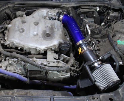HPS Performance Air Intake Kit with Heat Shield, Red, 827-679R