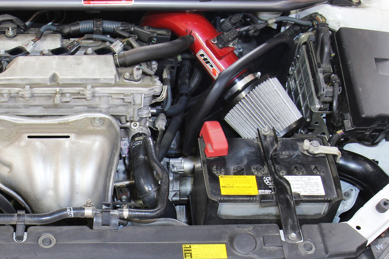 HPS Performance Air Intake Kit with Heat Shield, Blue, 827-687BL