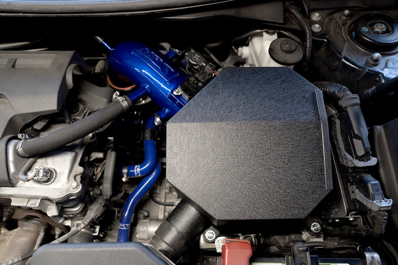 HPS Performance Air Intake Kit with Heat Shield, Blue, 827-691BL