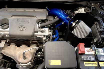 HPS Performance Air Intake Kit with Heat Shield, Polished, 827-691P
