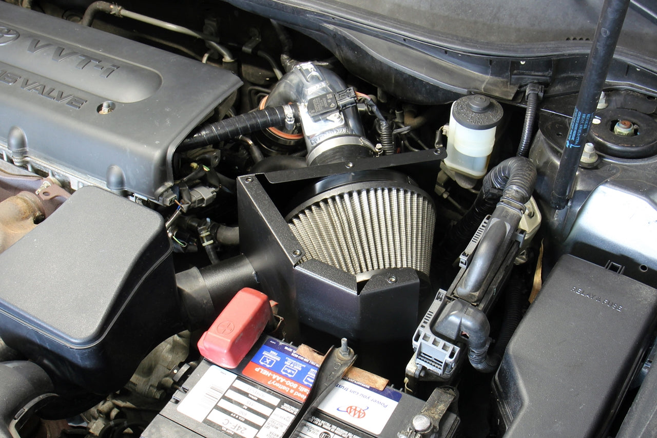 HPS Performance Air Intake Kit with Heat Shield, Polished, 827-693P
