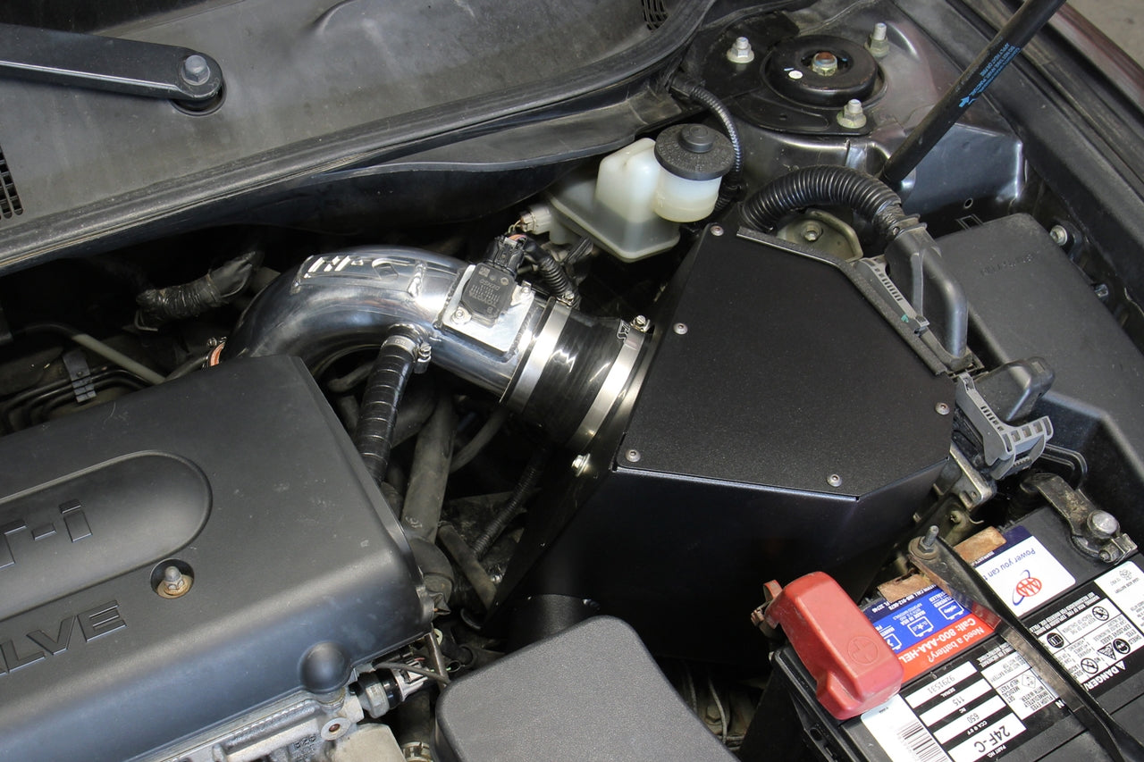 HPS Performance Air Intake Kit with Heat Shield, Polished, 827-693P