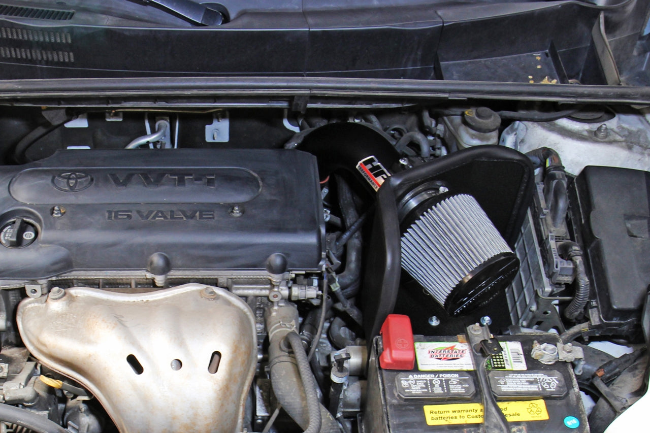 HPS Performance Air Intake Kit with Heat Shield, Polished, 827-696P