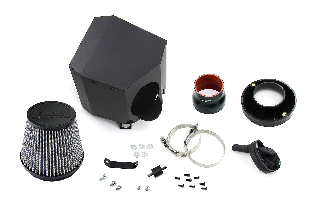 HPS Performance Air Intake Kit with Heat Shield, Polished, 827-699P