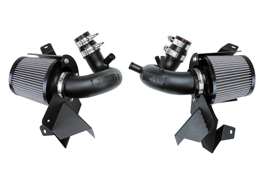 HPS Performance Air Intake Kit with Heat Shield Black 827-703WB
