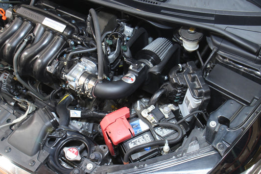 HPS Performance Air Intake Kit with Heat Shield, Polished, 827-704P