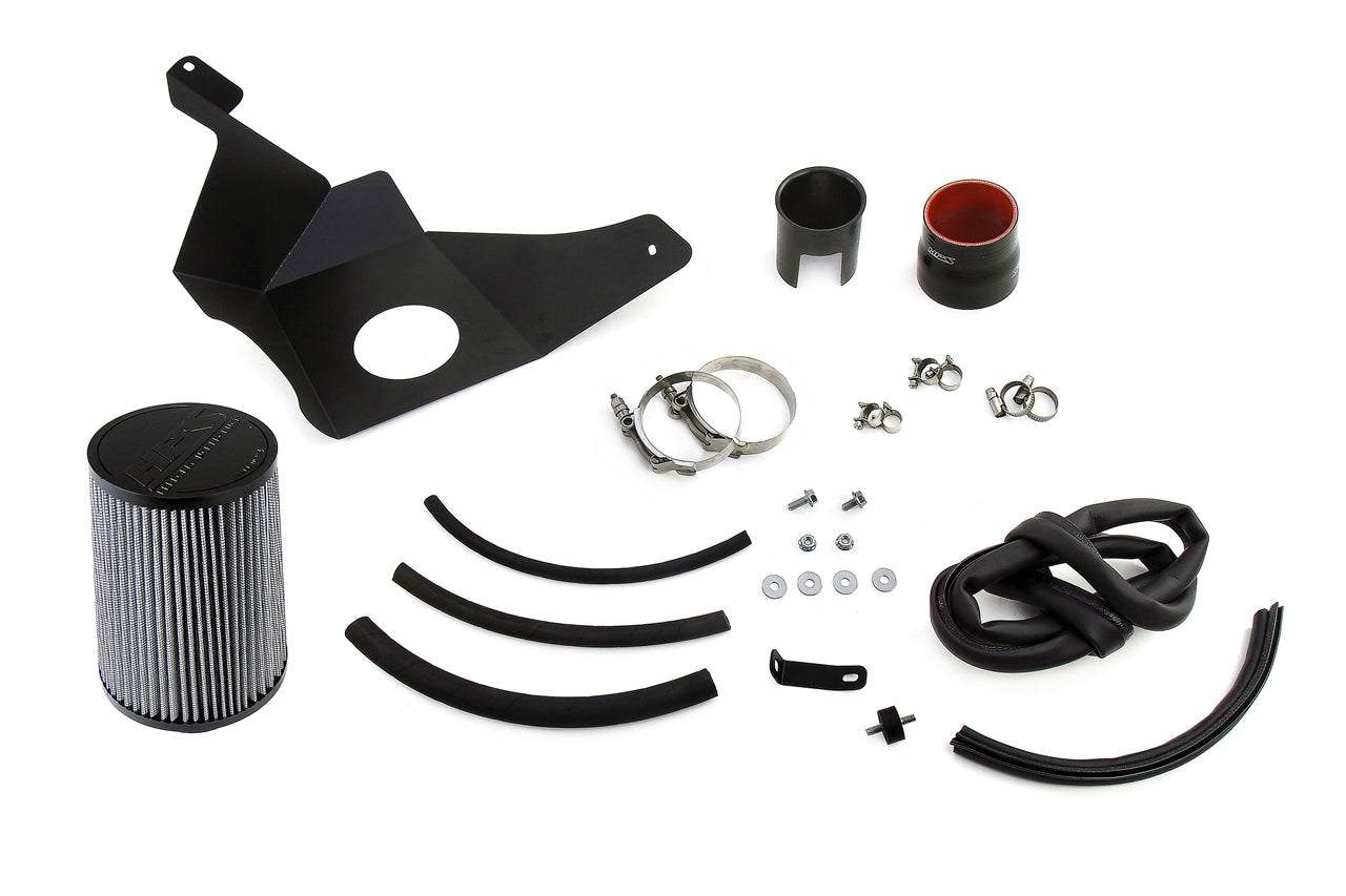 HPS Performance Air Intake Kit with Heat Shield, Black, 827-705WB