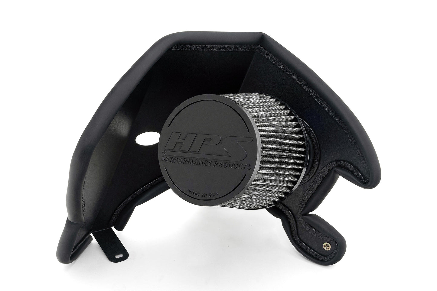 HPS Performance Air Intake Kit with Heat Shield, Red, 827-709R