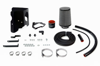 HPS Performance Air Intake Kit with Heat Shield, Polished, 827-718P