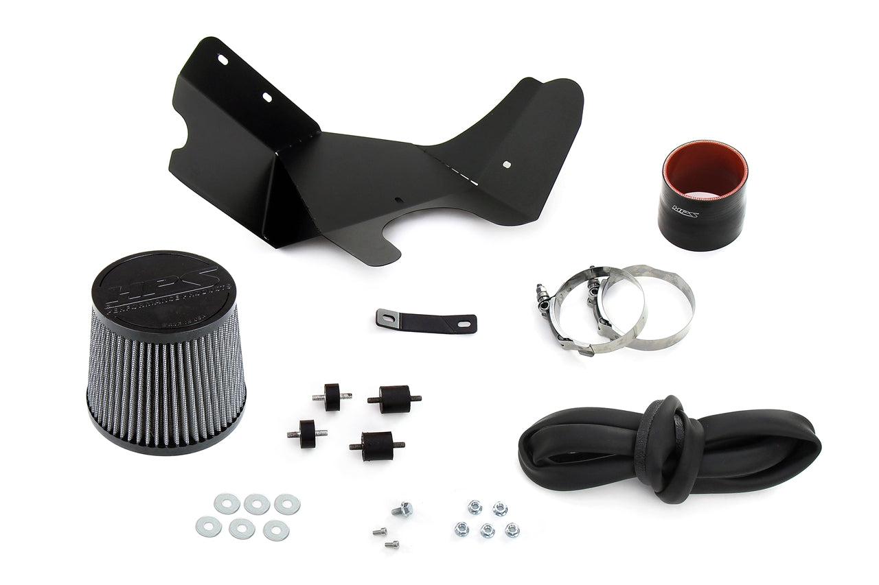 HPS Performance Air Intake Kit with Heat Shield, Black, 827-720WB