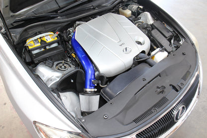 HPS Performance Air Intake Kit with Heat Shield, Red, 827-720R
