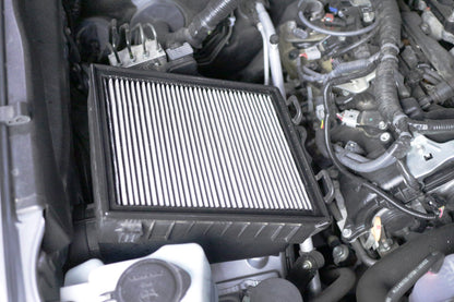 HPS Performance Silicone Air Intake Kit with Drop in Air Filter, Black, 827-725WB