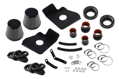 HPS Performance Air Intake Kit with Heat Shield, Polished, 827-726P