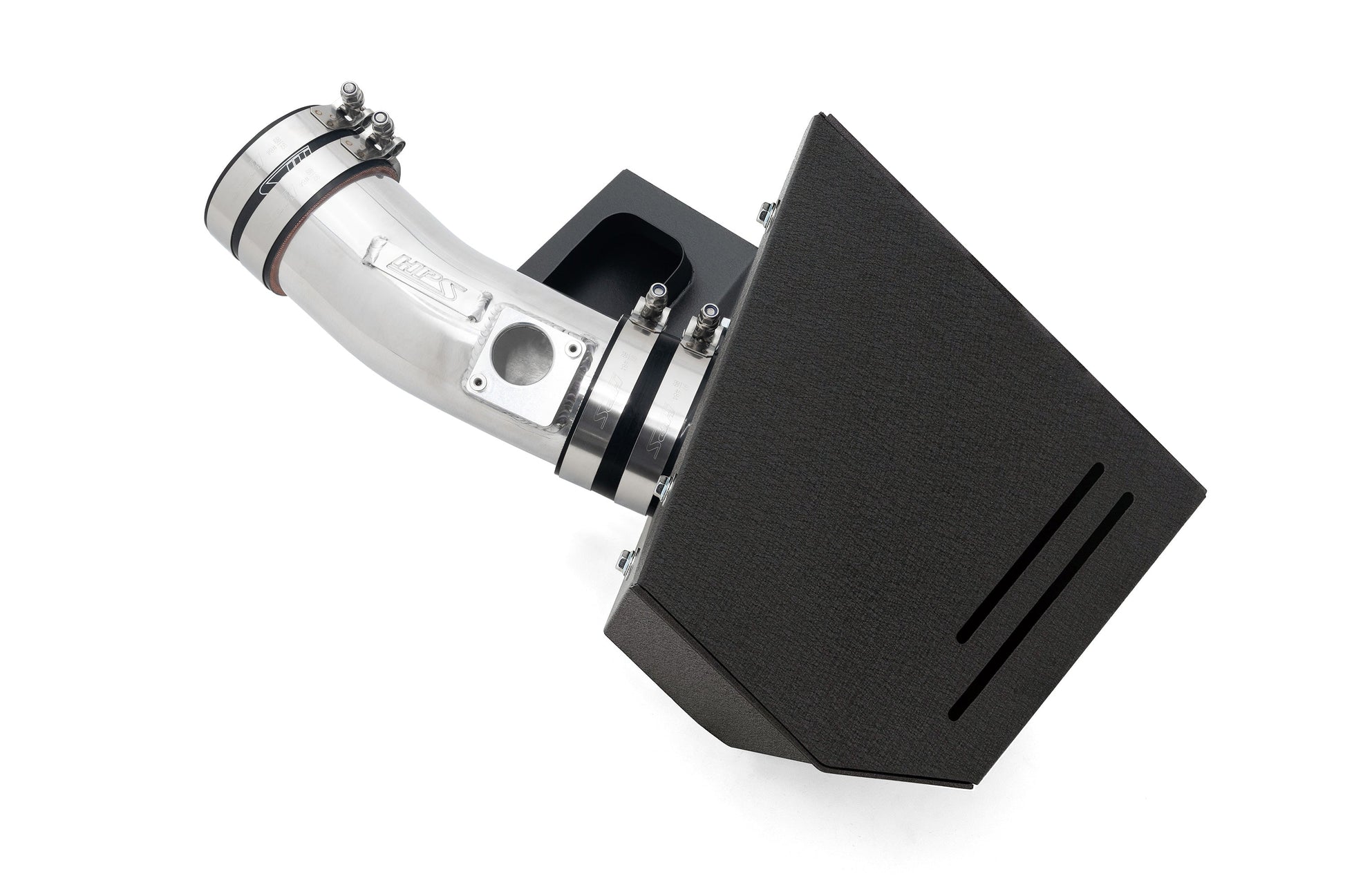 HPS Performance Air Intake Kit with Heat Shield Polished 827-728P