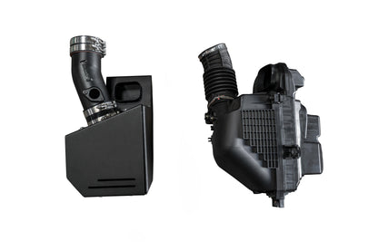 HPS Performance Air Intake Kit with Heat Shield, Blue, 827-728BL