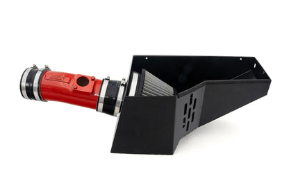 HPS Performance Air Intake Kit with Heat Shield, Red, 827-729R