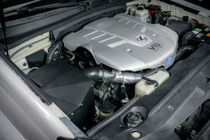 HPS Performance Air Intake Kit with Heat Shield, Red, 827-730R