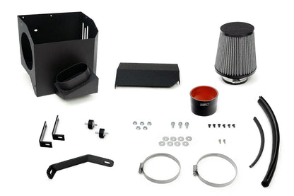 HPS Performance Air Intake Kit with Heat Shield, Red, 827-731R