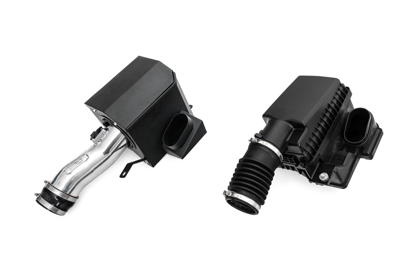 HPS Performance Air Intake Kit with Heat Shield, Polished, 827-731P