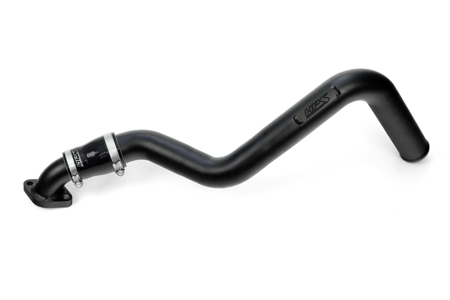 HPS Performance Air Intake Kit with Upper Hot Side Charge Pipe, Black, 827-733WB