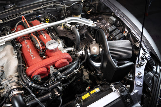 HPS Performance Air Intake Kit with Upper Hot Side Charge Pipe, Polished, 827-733P