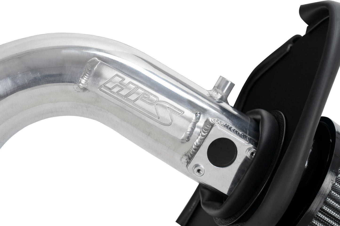 HPS Performance Air Intake Kit with Heat Shield, Red, 827-738R