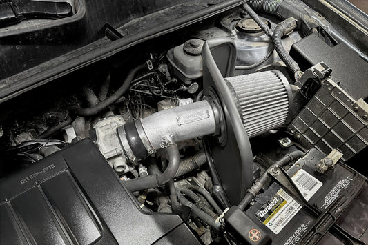 HPS Performance Air Intake Kit with Heat Shield, Black, 827-740WB