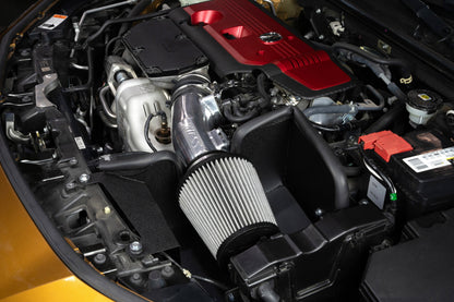 HPS Performance Air Intake Kit with Heat Shield, Polished, 827-741P