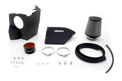 HPS Performance Air Intake Kit with Heat Shield, Red, 827-770R
