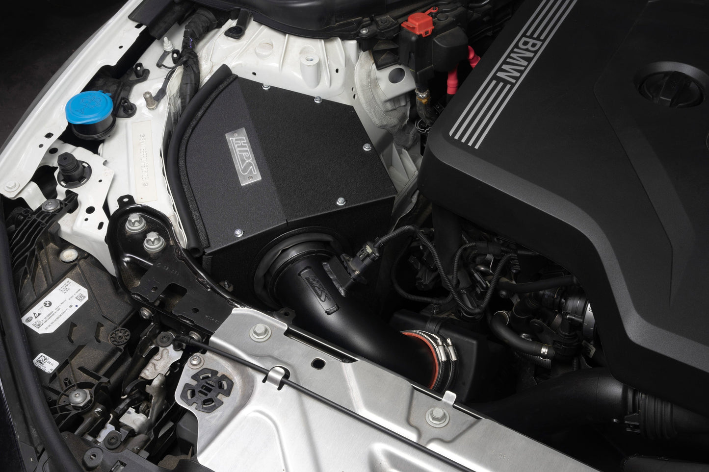 HPS Performance Air Intake Kit with Heat Shield, Black, 827-770WB